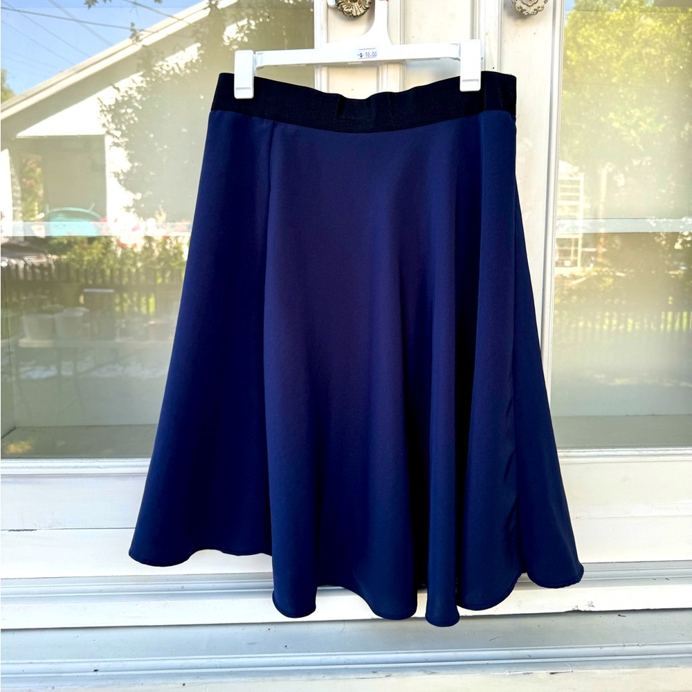 Navy Mini Skirt